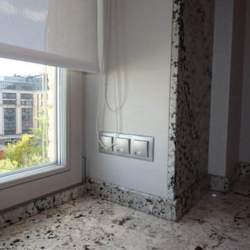 Двухкомнатная квартиры со стеклянной перегородкой на Овчинниковской набережной