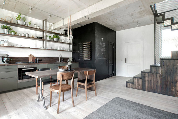 Industrial Kitchen by INT2architecture