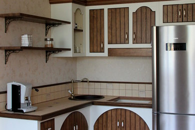 Пример оригинального дизайна: кухня в стиле кантри
