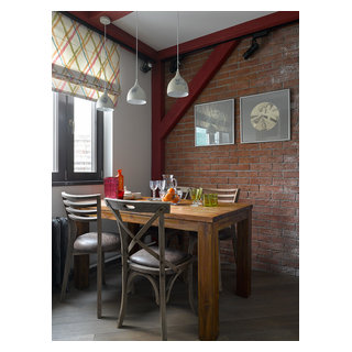 Loft exercise - Industrial - Kitchen - Moscow - by Анастасия Холопцева ...