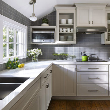 Modern gray kitchen