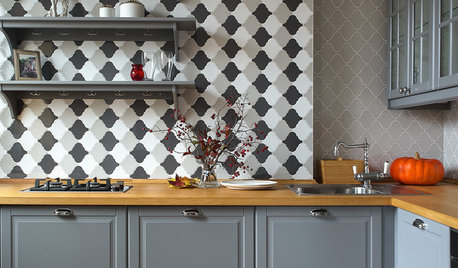 Patterned Tiles Bring Oomph to the Kitchen