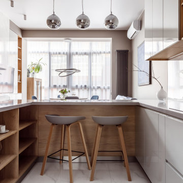 Светлая квартира с яркими акцентами 51 м²