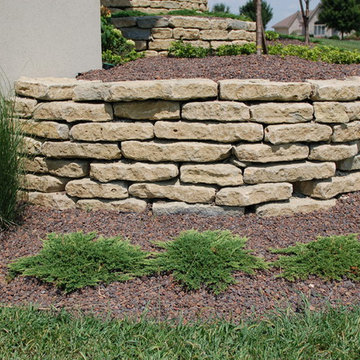 6" Limestone Retaining Wall