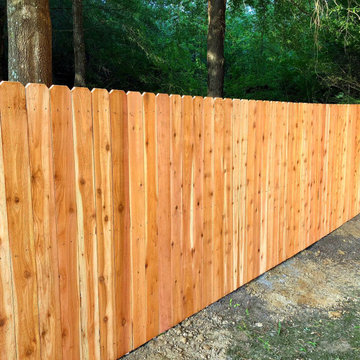 6' tall Cedar Privacy Fence