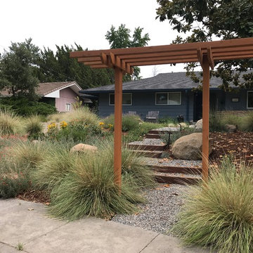 A gravel path beckons guests