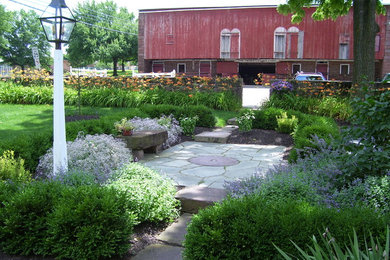 This is an example of a farmhouse landscaping in Philadelphia.