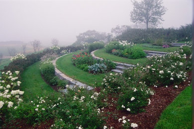 This is an example of a traditional landscaping in New York.