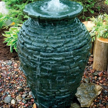 A Water Feature Creates the Perfect Focal Point