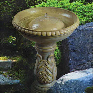 Acanthus Birdbath Water Fountain