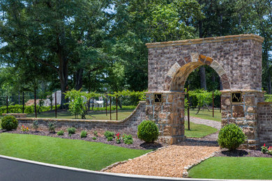 Design ideas for a craftsman landscaping in Atlanta.