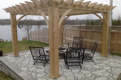 Example of a concrete paver patio design in Other