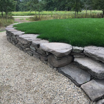 AFTER: Grassed terrace facing north