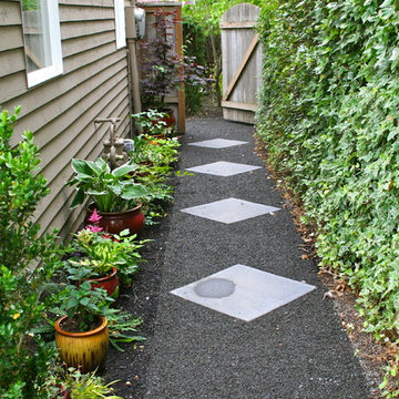 AFTER: Side yard path