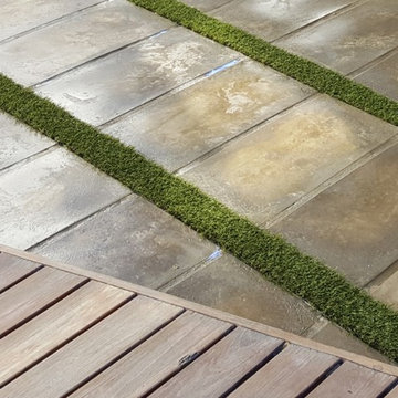 All home projects with artificial lawn used in some way