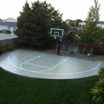 Amos S's Pro Dunk Platinum Basketball System on a 46x23 in Highlands Ranch, CO
