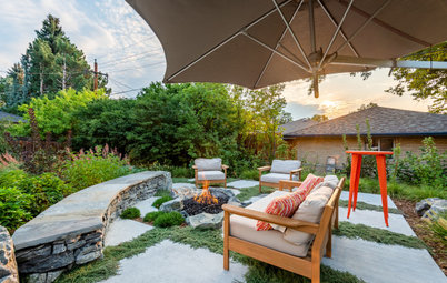 Before and After: 4 Yards That Stay Toasty Thanks to Fire Pits