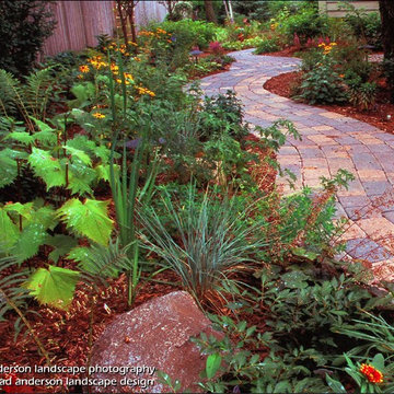 An Inviting Path to Explore The Garden. Minnesota Landscape Design.