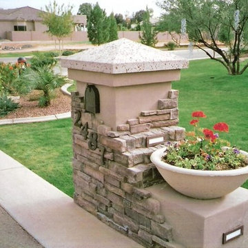 Ancient Stone Post Caps