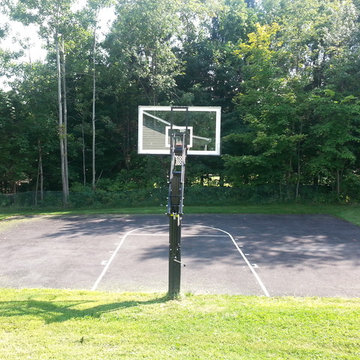 Andrea M's Pro Dunk Platinum Basketball System on a 50x35 in Wallkill, NY