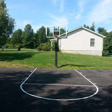 Andrea M's Pro Dunk Platinum Basketball System on a 50x35 in Wallkill, NY