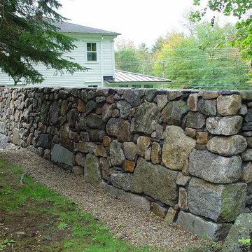 Antique Granite Wall Freestanding 2-sided acts as a fence