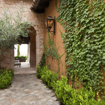 Antique Sandstone Cobblestone 6x6 - Villa Del Cielo