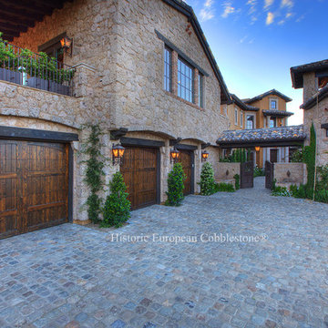 Antique Sandstone Cobblestone 6x6 - Villa Del Cielo