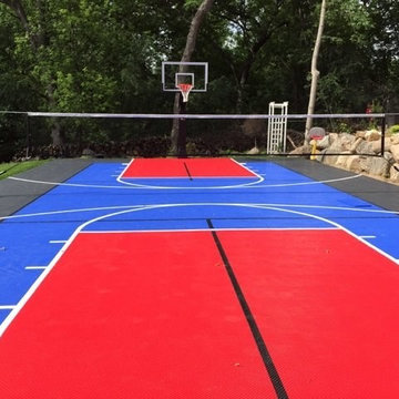 Apple Valley, MN - Bright Red and Bright Blue Multi-Court
