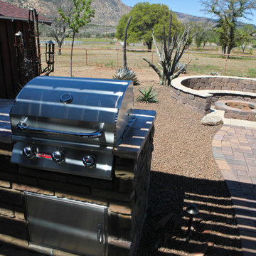 Arizona Fire Pit and Outdoor BBQ Landscape Installations