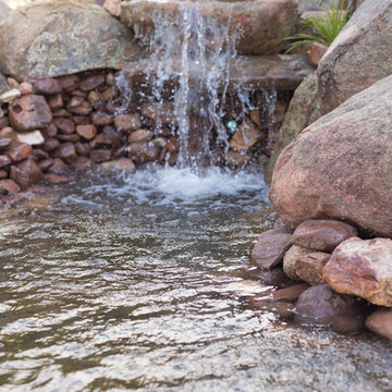 Arizona Koi Pond Waterfall