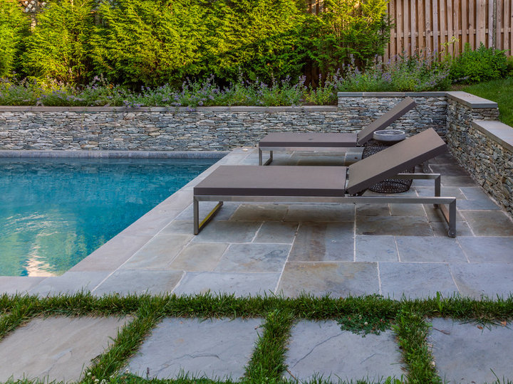 Backyard Natural Stone Pavers