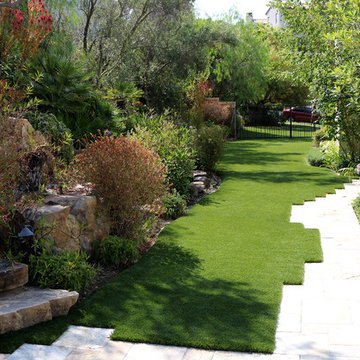 Artificial Grass Back Yards