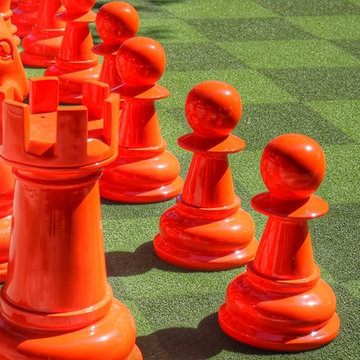 Artificial Grass Chess Board