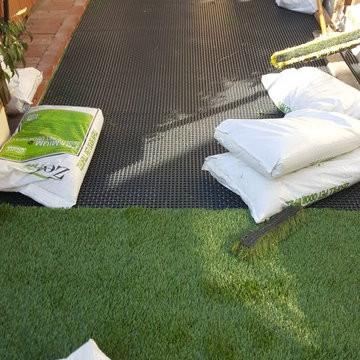 Artificial Grass on top of Concrete