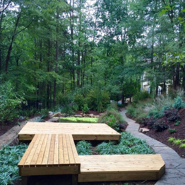Artificial swamp/pollinator-friendly garden
