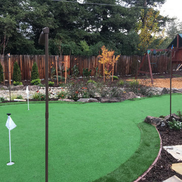 Artificial Turf and a Putting Green