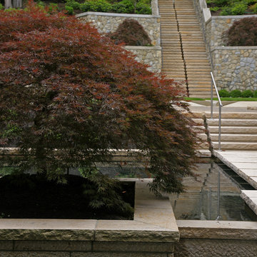 Asian inspired contemporary garden