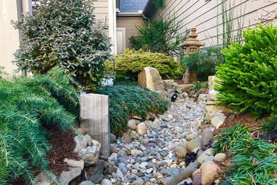 Design ideas for an asian landscaping in Charlotte.