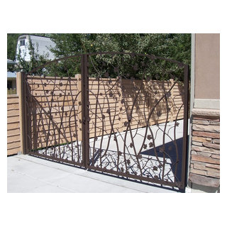 Autumn Fest Driveway Gate - Traditional - Landscape - Salt Lake City ...