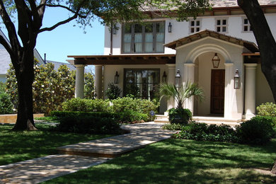 This is an example of a mediterranean landscaping in Dallas.