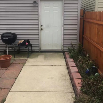 Back Yard Re-do Before & After (BEFORE)