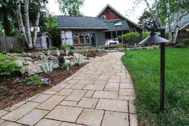 This is an example of a transitional landscaping in Toronto.