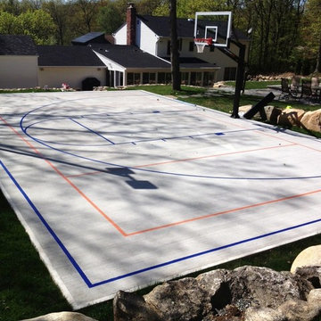 Backyard Basketball Court (Concrete)