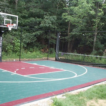 Backyard Basketball Court in Chelmsford