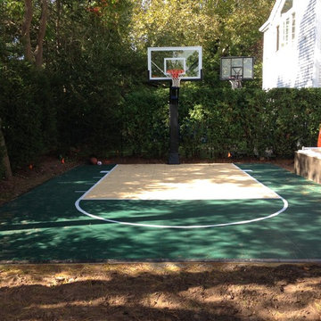 Backyard Basketball Court (Unfinished)