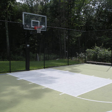 Backyard Basketball Courts in Andover
