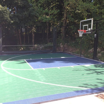 Backyard Basketball Courts in Cohasset