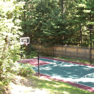 Backyard Basketball Courts in Dedham
