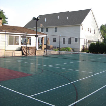 Backyard Basketball Courts in Dracut